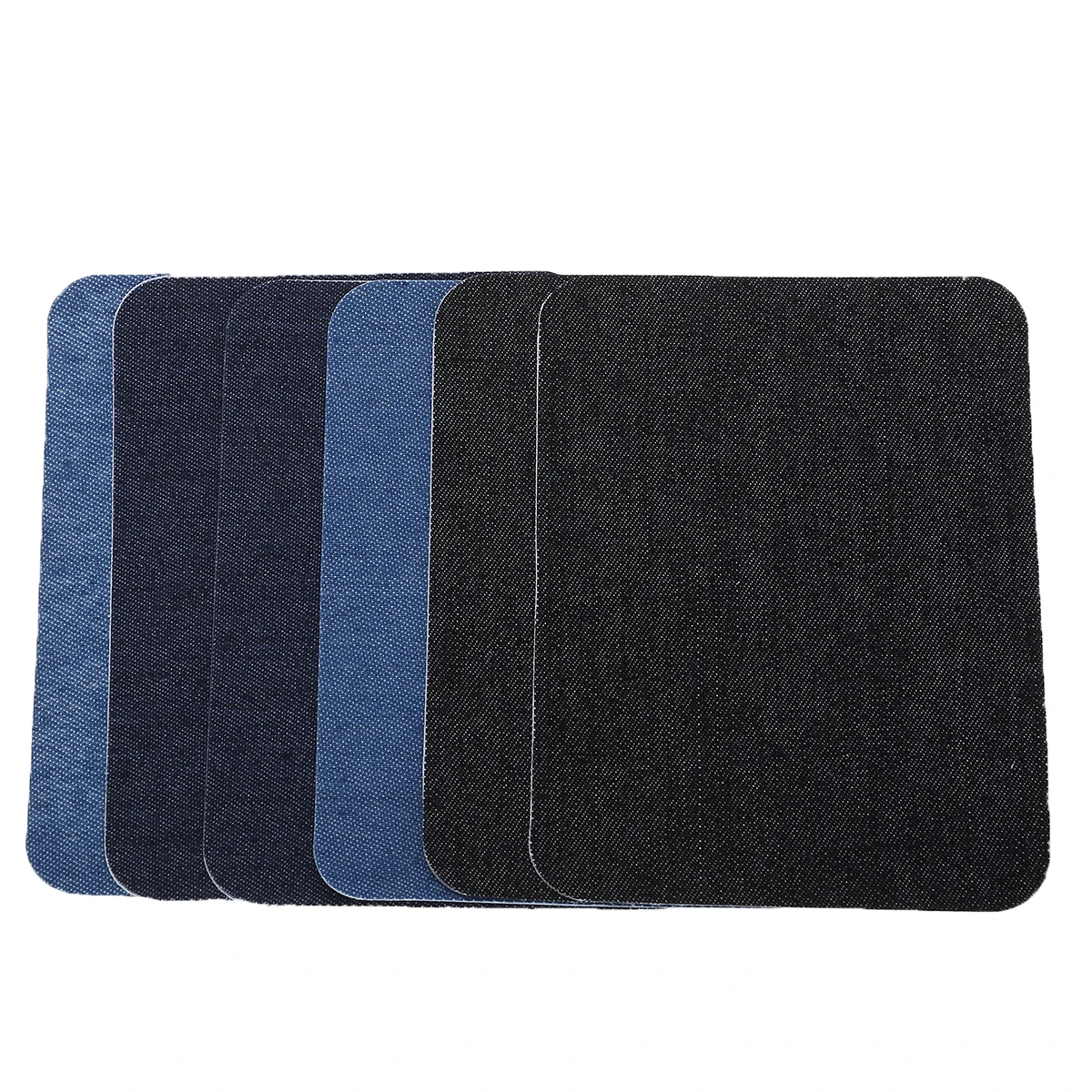 12Pcs Iron On Elbow Knee Denim Jeans Patches DIY Sewing Appliques Decor