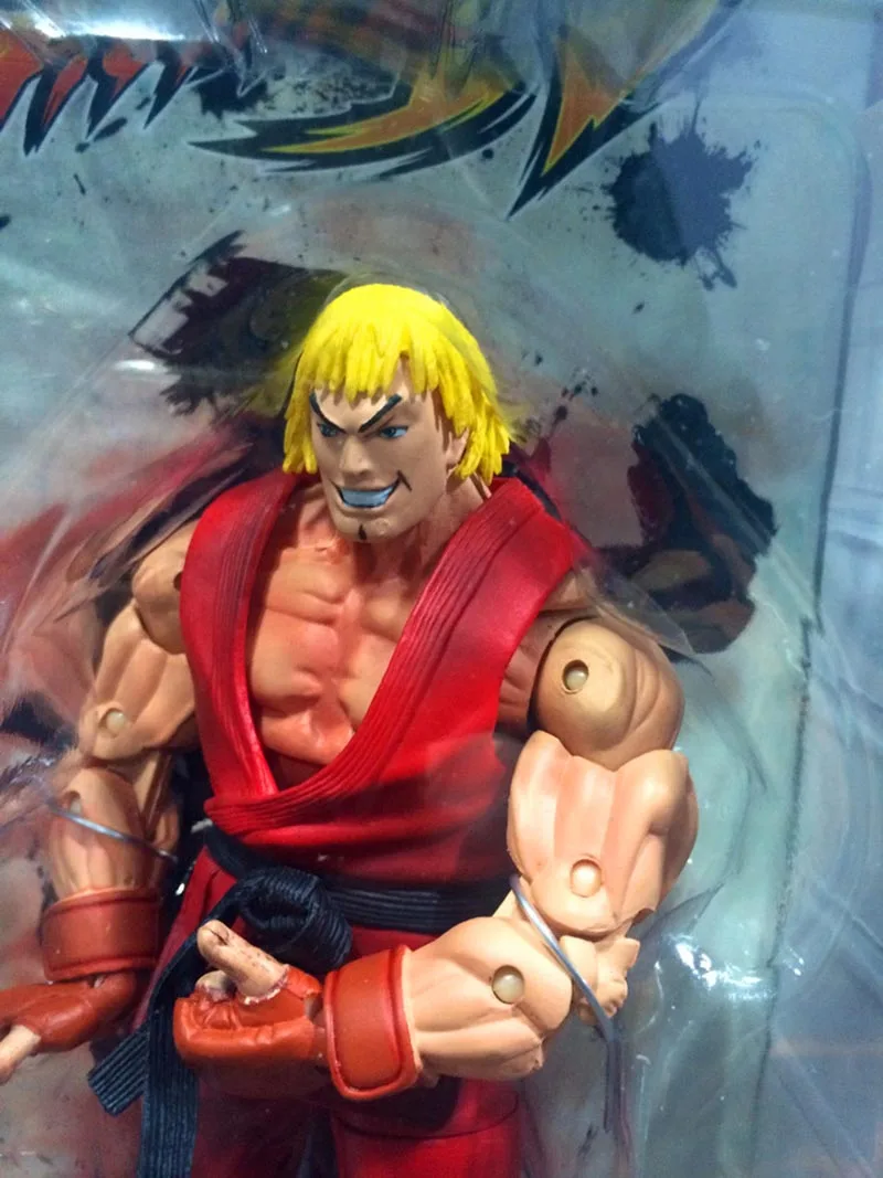 18 см NECA Ken Guile Hoshi Ryu Akuma Gouki фигурка модель игрушки куклы Gitf