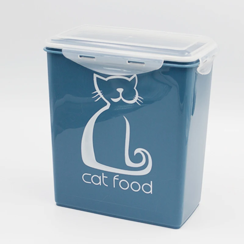 Smartpet 5.8L герметичный с рисунком собачки и котика Еда контейнер для хранения