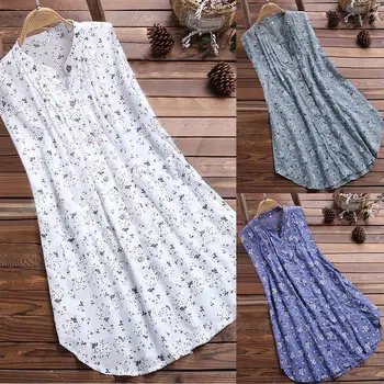 

Plus Size Floral Print Blouse Women Summer V Neck Beach Dress Blouses Loose Swim Cover-up Tops Tunic Blouses Shirts Female Tees