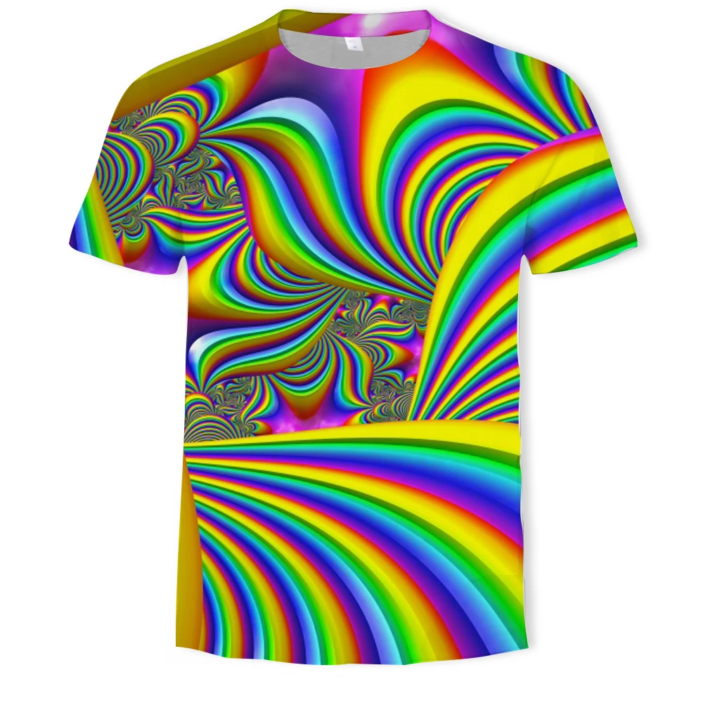 Модная футболка с крутым узором, футболка в стиле хип-хоп с круглым вырезом, Мужская забавная футболка, Мужская роковая футболка, Спортивная футболка, camisetas