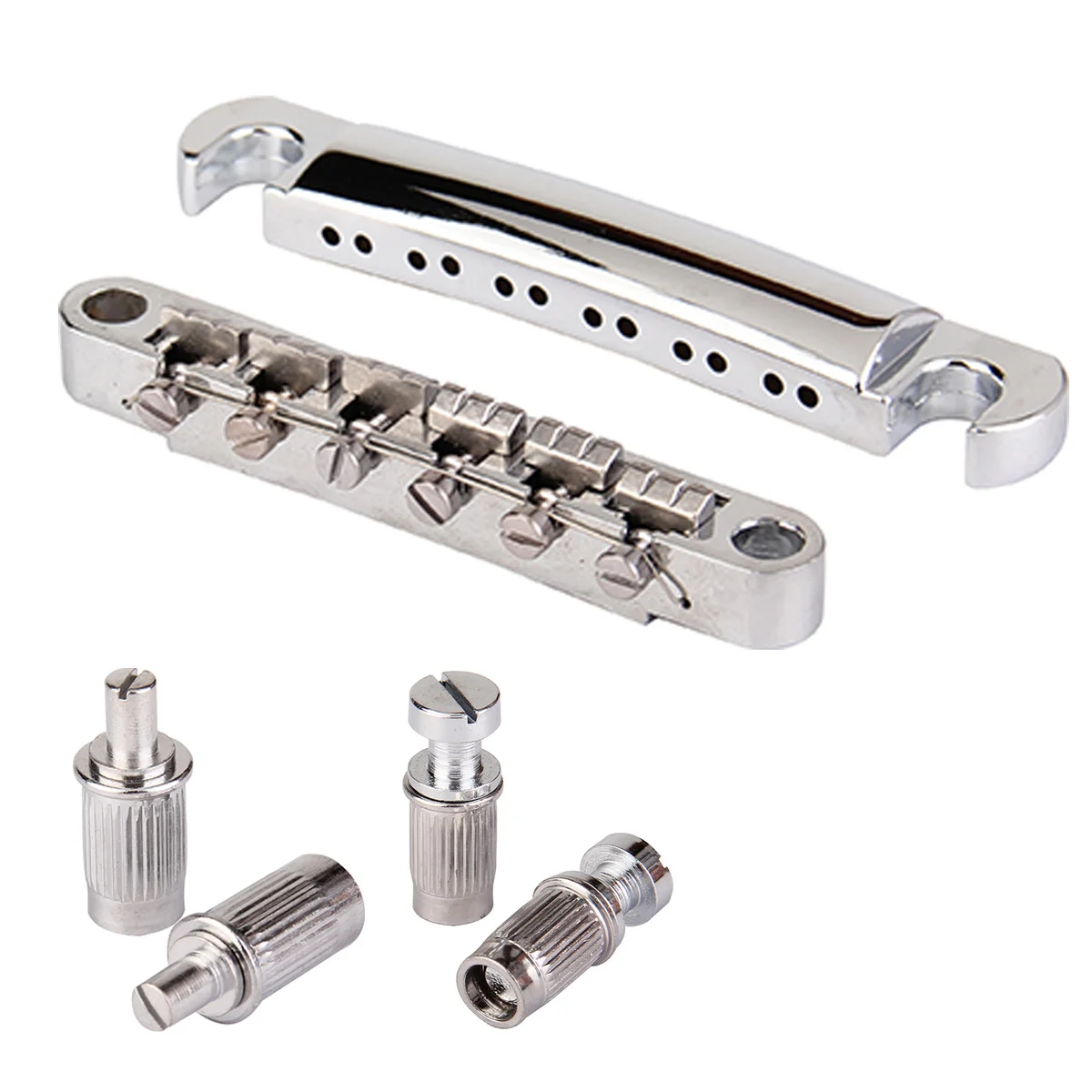 Musiclily 12 струнная гитара ABR-1 Стиль Tune-o-Matic мост и хвостовая часть Набор для Les Paul