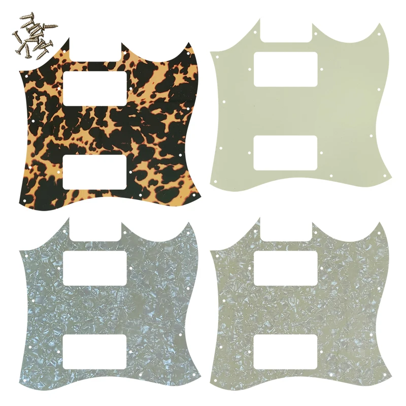 Pleroo Guitar Parts-Per Us Epiphone G310 Sg Battipenna Per Chitarra Paf Humbucker, Selezione Multicolore Modello Fiamma