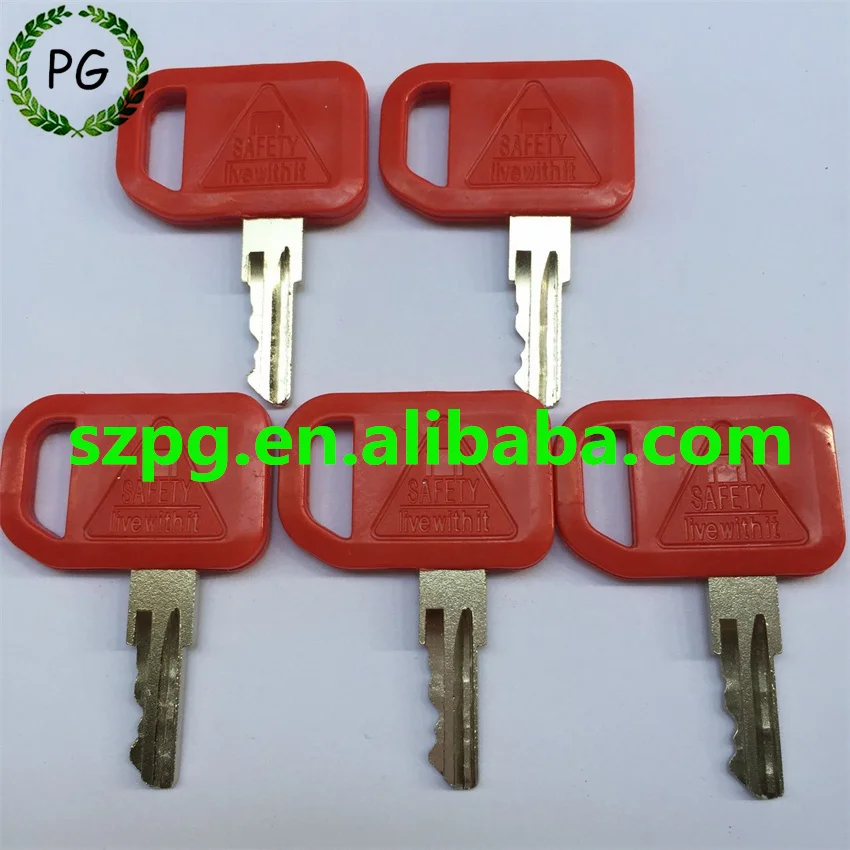 

5PCS JDR Key AR51481 AT195302 For John Deere Excavator Fit All Graders Dozers Skid Steer