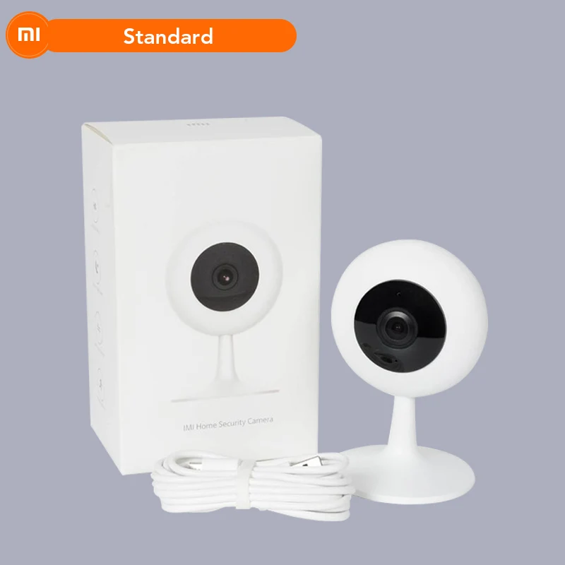 Смарт-Камера Xiaomi Mijia Xiaobai Populaire Versie 720 P HD Draadloze Wifi infrarwood Nachtzicht 100,4 Graden IP домашняя камера видеонаблюдения - Цветной: Only camera