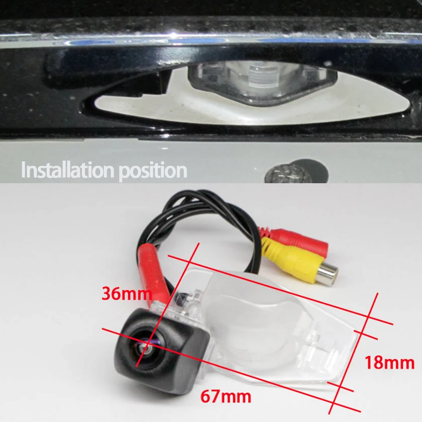 Car Starlight Night Vision Rear View Reverse Backup Camera For Honda CR-V CRV 5D 2005~2015 Waterproof high quality hd car camera 1