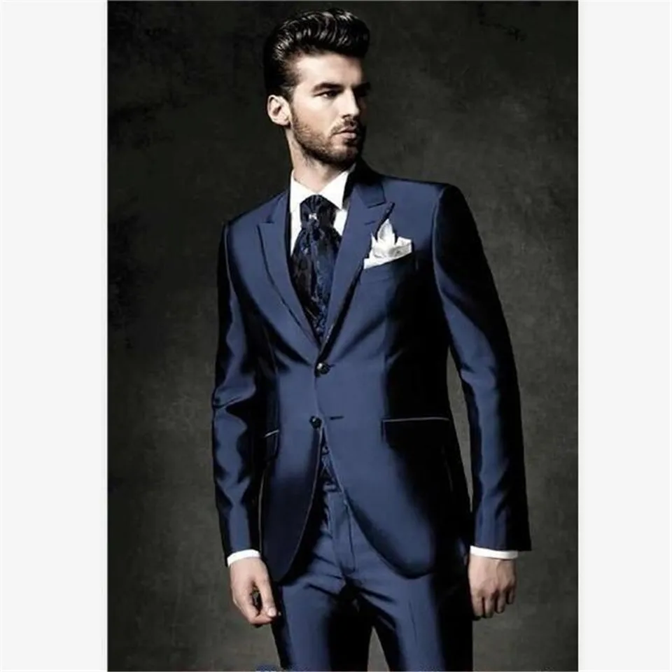 New Men’s Suit Smolking Noivo Terno Slim Fit Easculino Evening Suits For Men Black Tuxedos Prom Wear Blazer With Pants