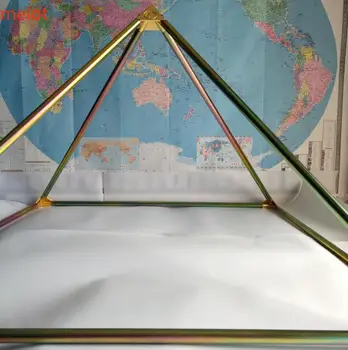 

Giza Meditation Pyramid Bracket, Cosmic Energy Receiver, Electroplating color zinc series