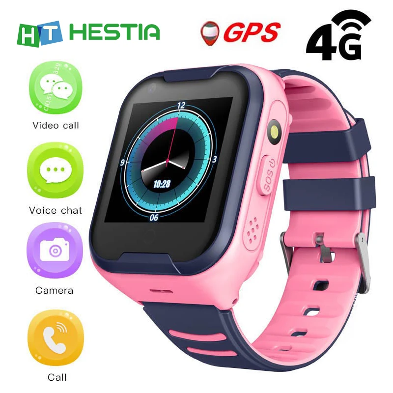 

Smart Watch for Children 4G Network Wifi GPS SOS Smart Watch Kids Video call IP67 waterproof Alarm Clock Camera Baby Watch