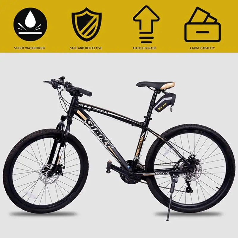 WEST BIKING прочная нейлоновая высоковместительная велосипедная Светоотражающая сумка MTB велосипедное седло задняя Подседельный штырь сумка велосипедное снаряжение