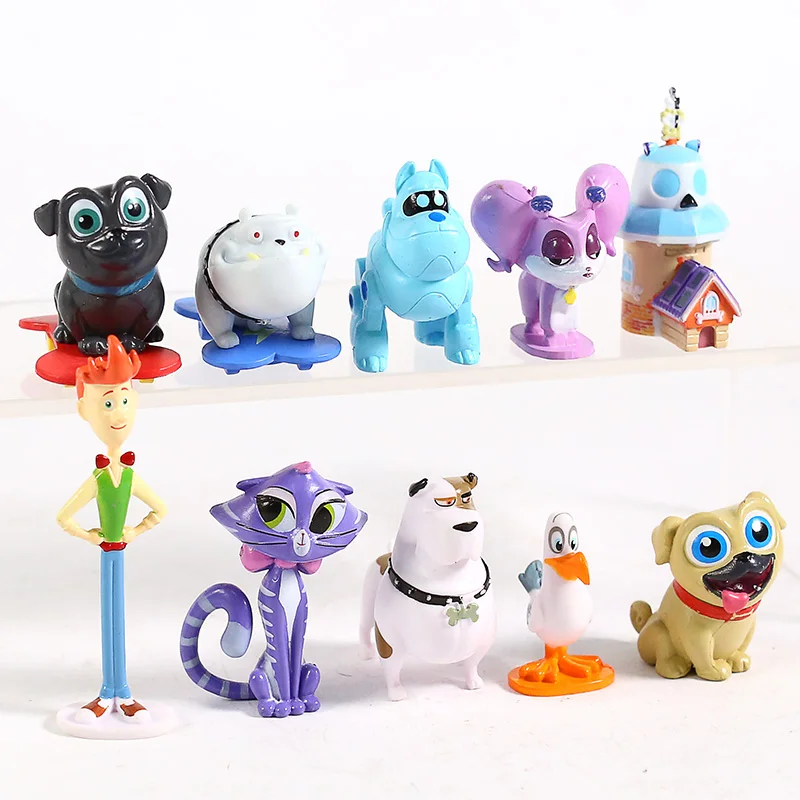 10 Buah/Set Puppy Dog Pals Bingo Rolly Bob Anjing dan Teman-teman