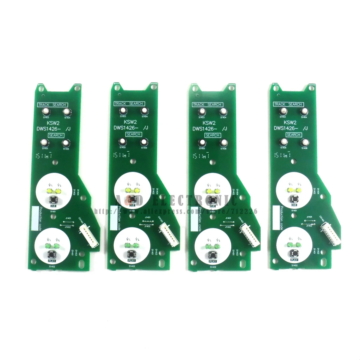 4PCS DWS1426 For Pioneer CDJ850 PLAY CUE ETC KEYBOARD PCB CIRCUIT BOARD NEW CDJ 850 |