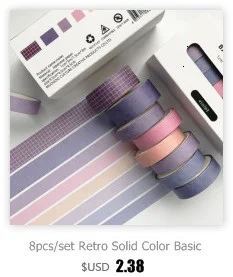 Cute Transparent Mini Loose-leaf Notebook Creative Portable Pocket Hand Book 3 Ring Binder Kawaii School Supplies Stationery