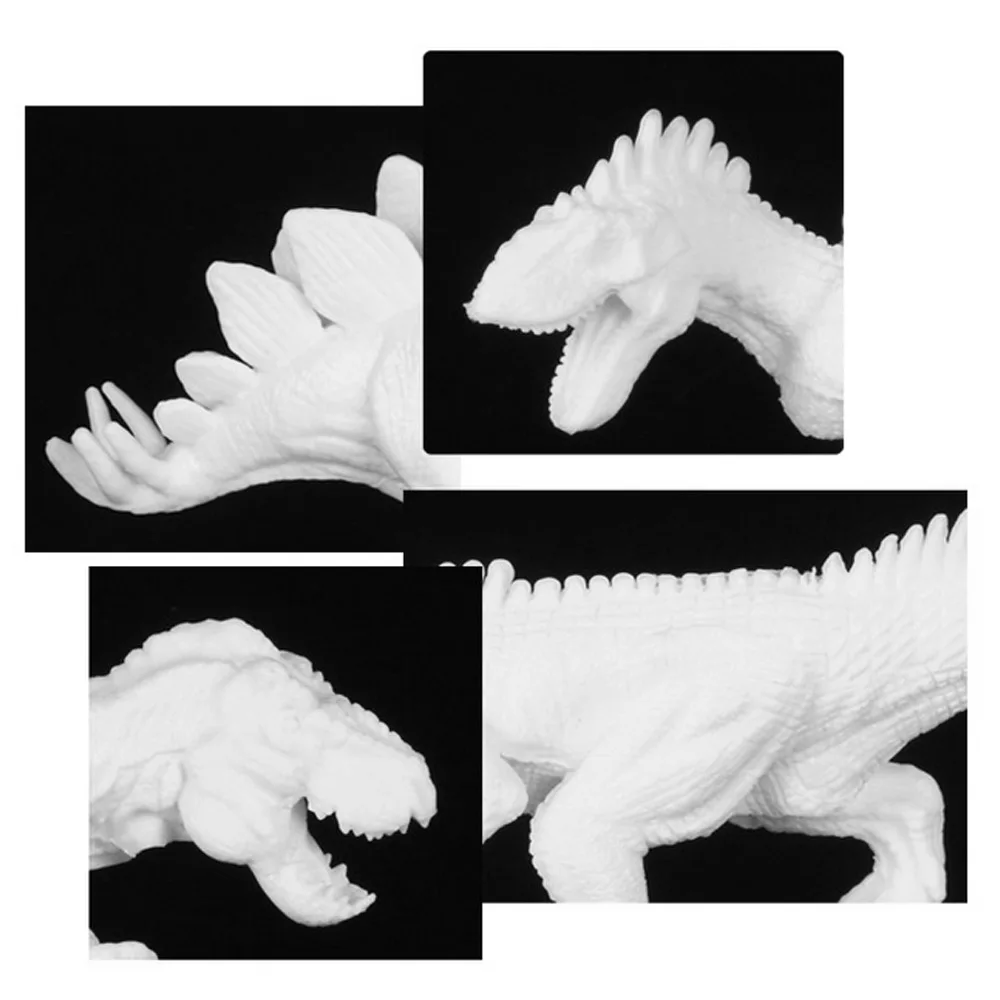 DIY 3D краски ing динозавры фигурки граффити игрушки набор с 6 цветов краски и 1 шт. кисть для детей ясельного возраста