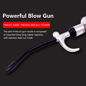 

Boutique Alloy High Pressure Pneumatic air Blow Gun Remove Dust Gun Air Pump Airgun Blow Gun High Quality High Pressure Blow Gun