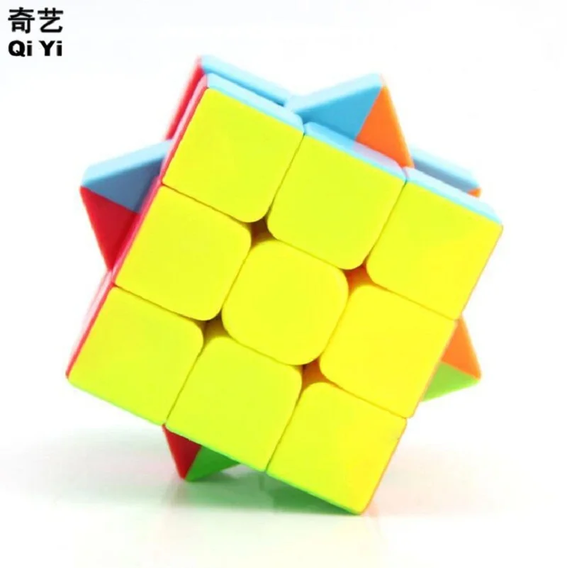 QiYi 5 7 см куб 3x3x3 скорость для Rubic Puzzle волшебная игрушка антистресс Neo Cubo Magico стикер