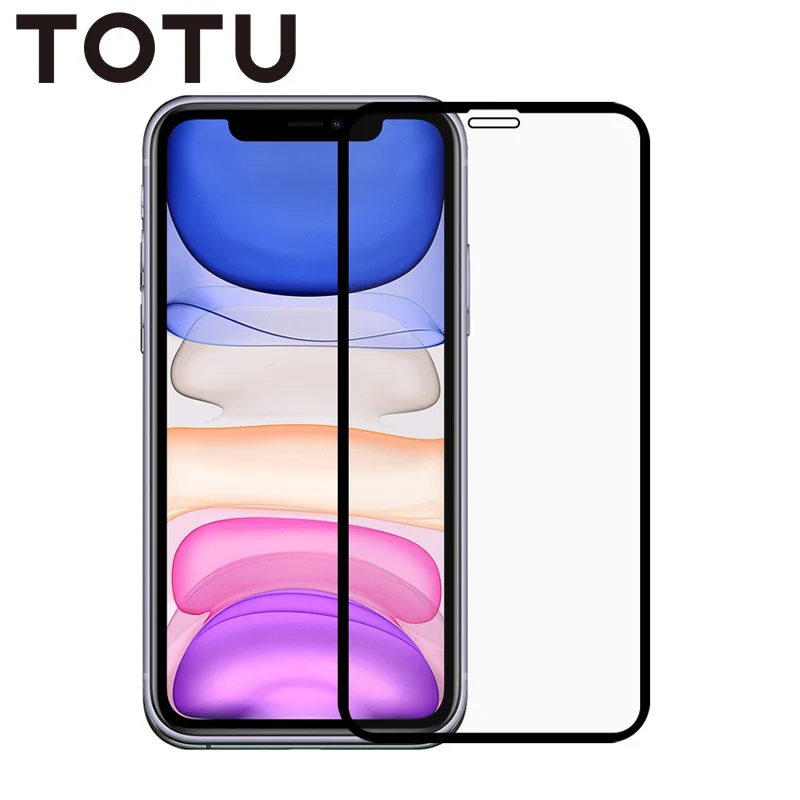 TOTU для iPhone 11 Pro Max протектор экрана телефона 3D HD быстрая клейкая пленка из