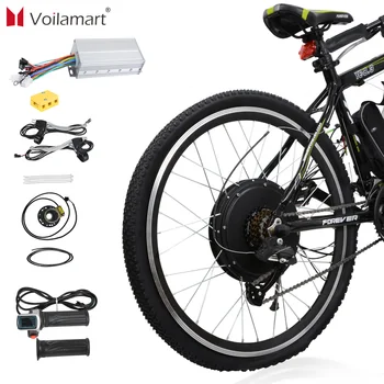 

Voilamart 26" 1500W Electric Bicycle Conversion Kit Rear Wheel 48V EBike Motor Wheel Hub Cycling