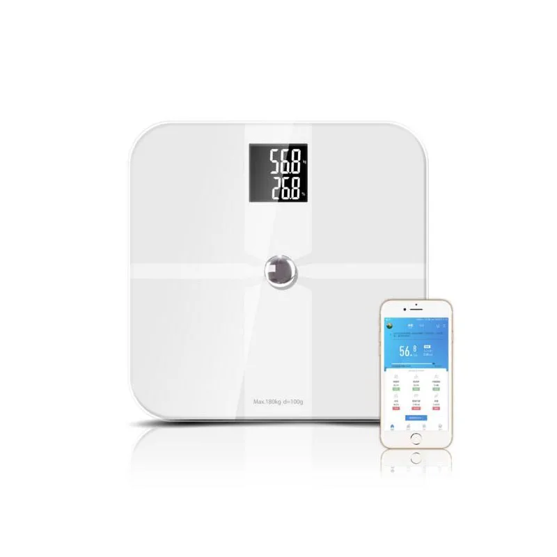 

Intelligent Electronic BMI Human Body Fat Scale Bluetooth APP Health Fat Measurement Index Bathroom Scale Floor Weight Scale