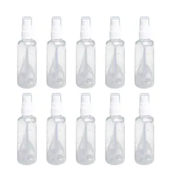 

10Pcs 100ml Plastic Empty Spray Bottle Transparent Disinfection Water Sprayer Refillable Alcohol Sprayer Bottle