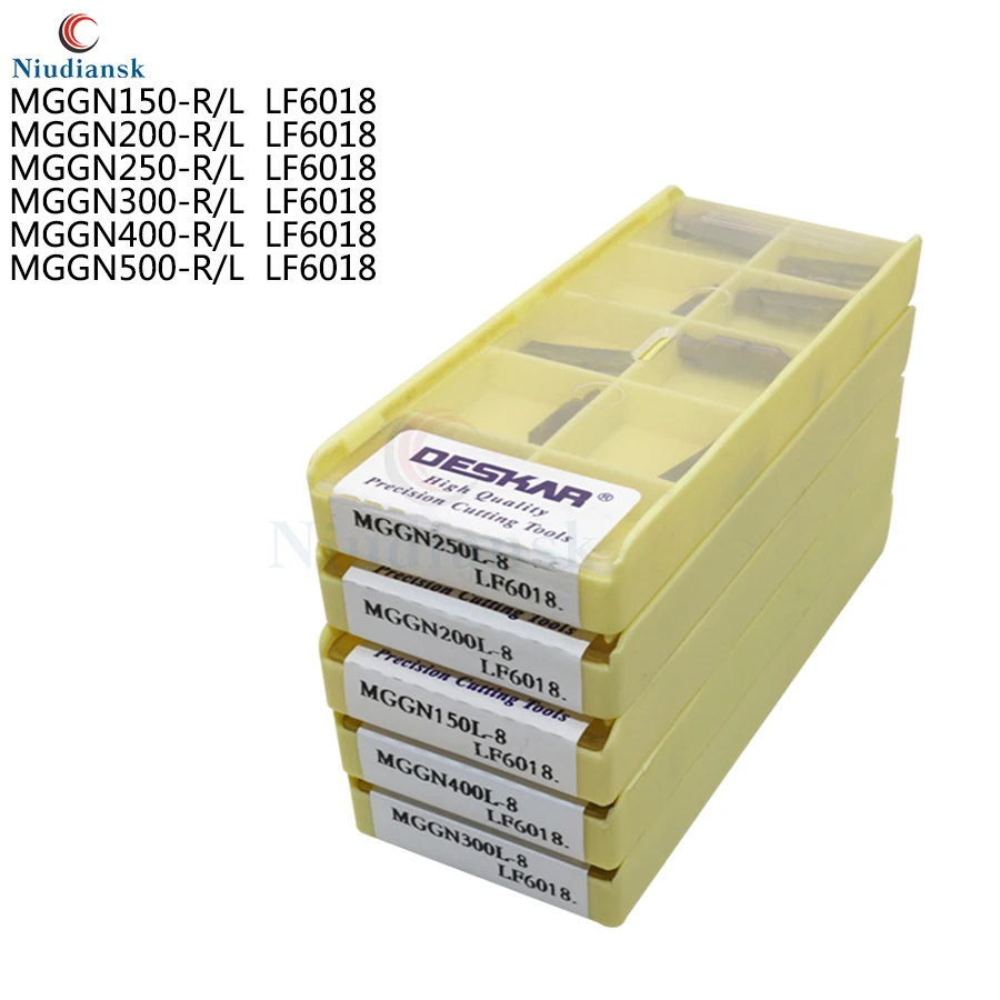 MGGN150 L 200 250 300 400 500 LF6018 R карбидные Токарные пластины с ЧПУ Токарный инструмент 