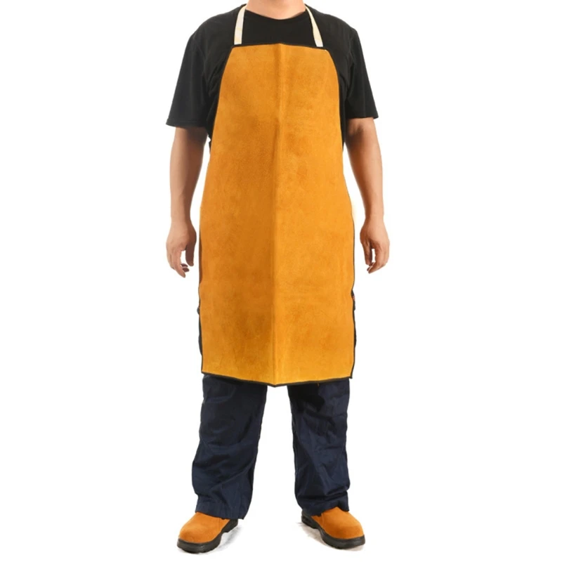 

Leather Welding Protect Cloths Idea for Tools Apron Vest Shop Apron Utility Work for Protection from Flame and Spatter