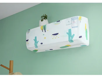 

Hanging Air Conditioning Cover Waterproof airconditioner Cleaning Cover All inclusive Anti-Dust Covers bedroom Home Decor 1Pcs