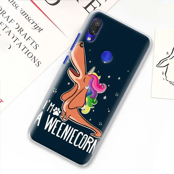 Чехол Dachshund Doxie Flower Dog Puppy для Xiaomi mi A3 A1 A2 8 Lite 9T CC9E Play Red mi K20 Pro 7A Note 7 7S жесткий прозрачный чехол - Цвет: 08