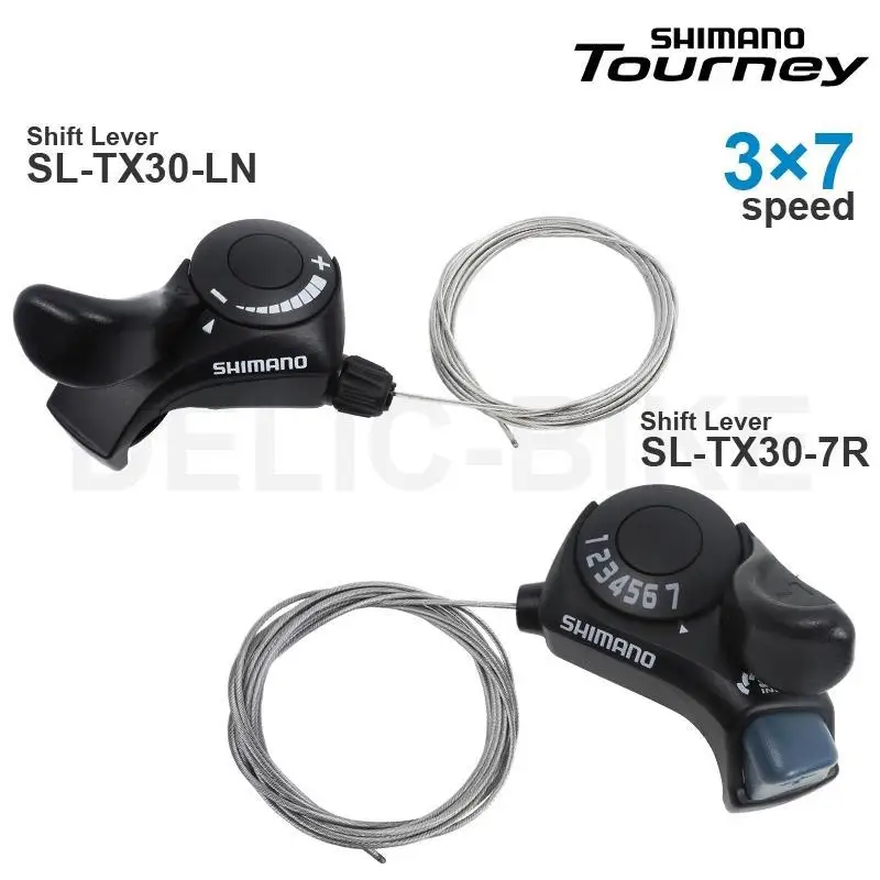SHIMANO Tourney 3x6/7 Speed Shifters SL-TX30-LN 6R 7R Thumb Shifter Original parts Bicycle Shift Lever