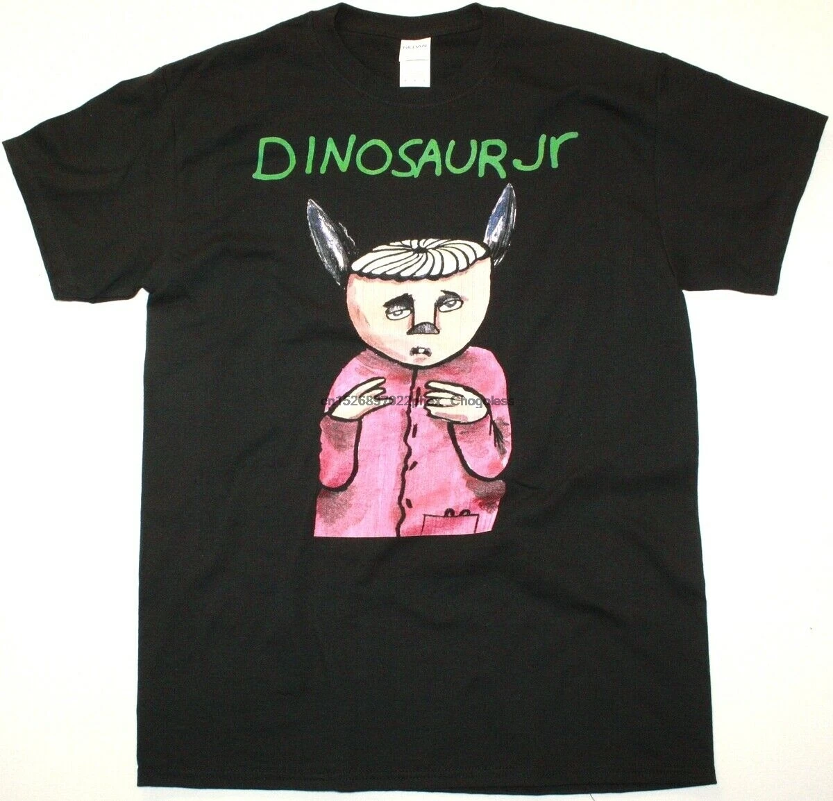 DINOSAUR JR. Черная футболка без звука альтернатива инди-рок брызговик (1) | Мужская
