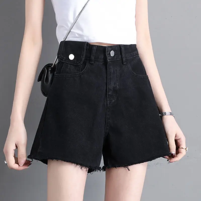 Shorts Women Women's High Waist Denim Shorts Summer Loose Ropa Mujer winter dresses for women Shorts