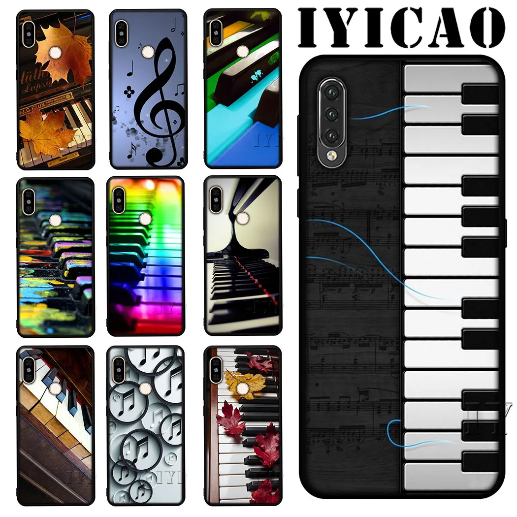 IYICAO Фортепиано Ключ Музыка мягкий силиконовый телефон для Redmi Note 5 6 7 Pro 5A Prime 7A K20 Go