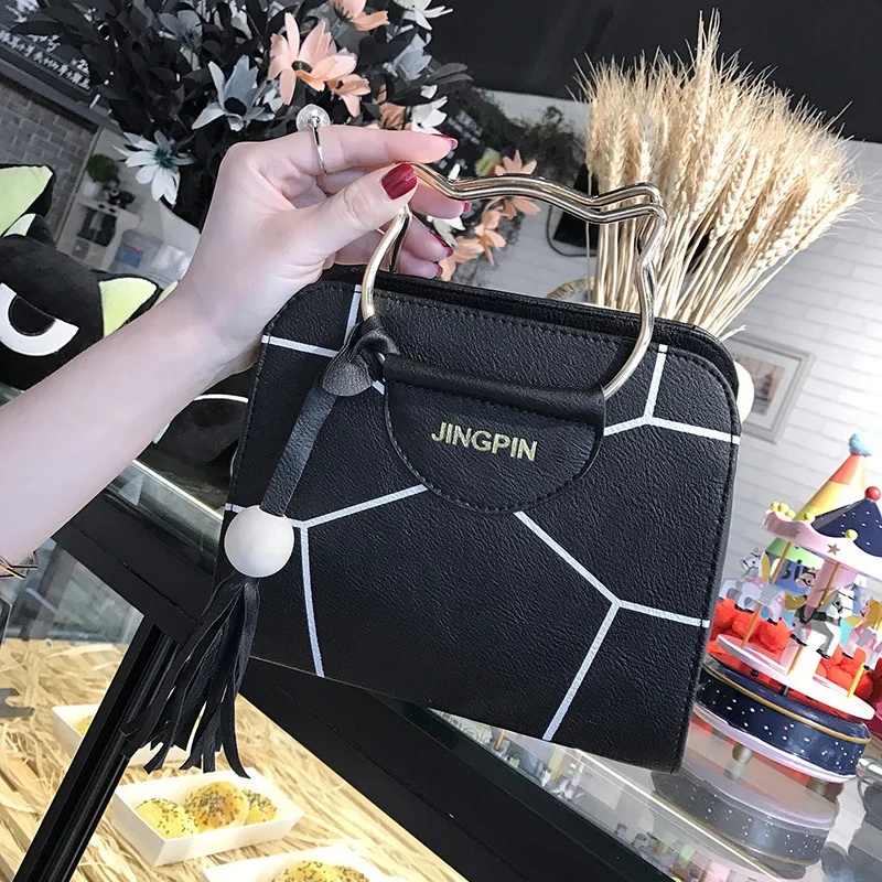 Bag 2019 New Women's Simple Fashion Handbag Small Square Messenger | Багаж и сумки