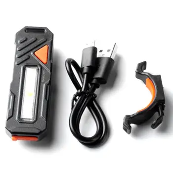 

Bicycle Rear Light LED USB Rechargeable Mountain Bike Tail Warning Light Helmet Backpack Lighting Tool Night Cycling Running New