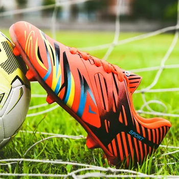 

Outdoor long spike soccer shoes, simple non-slip cushioning soccer shoes, wild fashion soccer shoes
