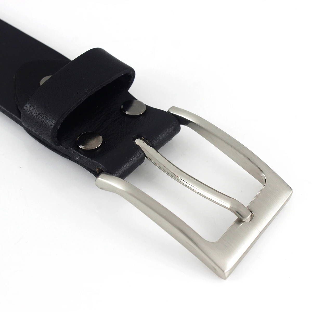 1pcs Metal Brushed 3.5cm Belt Buckle Casual Silver End Bar Single Pin Leather Craft Webbing fit for 32-33mm belt | Дом и сад