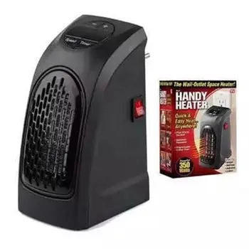 

Electric Wall Heater Mini Portable Plug-in Personal Space Warmer for Indoor Heating Camping Adjustable Thermostat