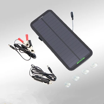 

12V 18V 7.5W Solar Car Battery Charger Portable Monocrystalline Solar Panel Cell Module Charger Battery Maintainer Boat Motorcyc
