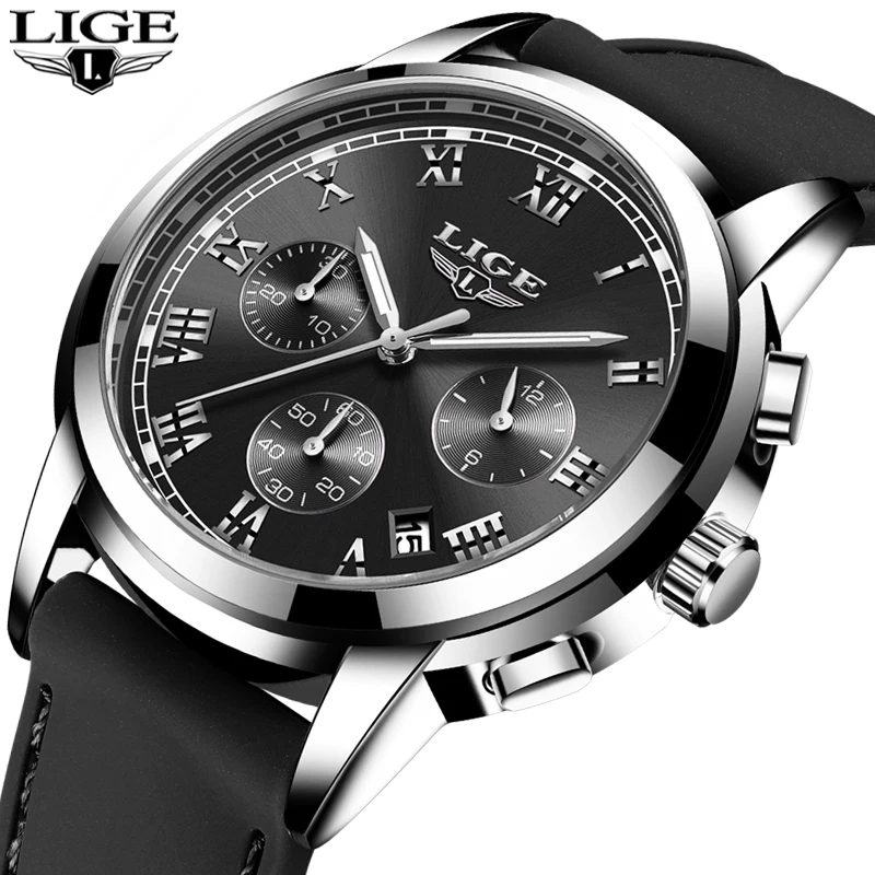 lige fashion mens watches