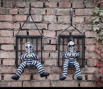 

Halloween haunted house spooky cage ghost light with music ghost toys wholesale