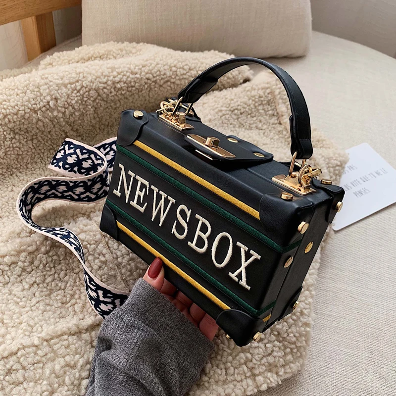 

2019 Louis Brand Women Bag Letter Box Bags Brown Color Small Shoulder Bags for Women Brand Designer Woman Handbags and Purse Sac