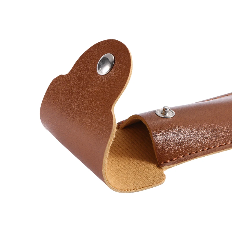 Razor Case Travel  Holder Manual Double Edge Safety Razors Container PU Leather Bag 5