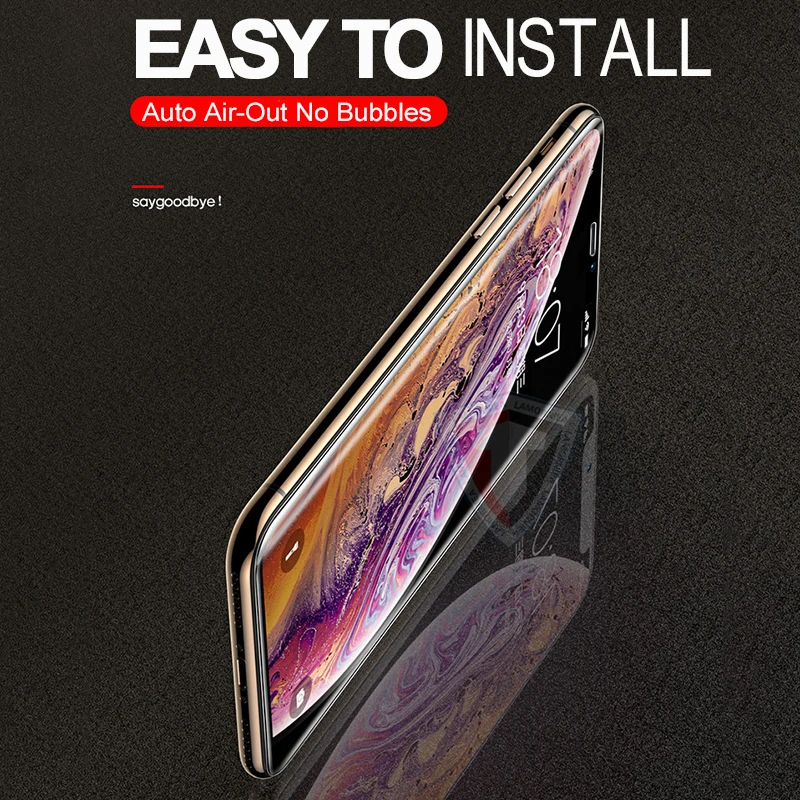 УФ свет полный клей Sceen протектор для iPhone XS MAX XR X 4D 5D 6D 9D жидкость для экрана закаленное стекло для iPhone 7 6 6S 8 Plus XS XR