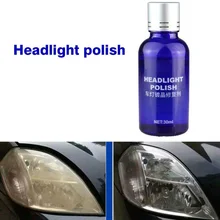 30 мл 9H твердость автомобиля фары объектив реставратор ремонт полировка чистящее средство моющее средство+ губка