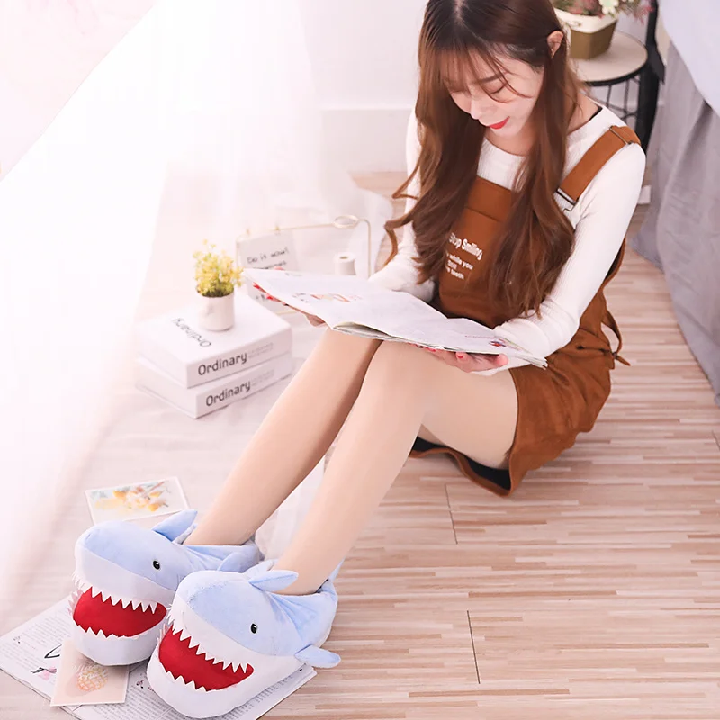 Shark Plush Slippers 3