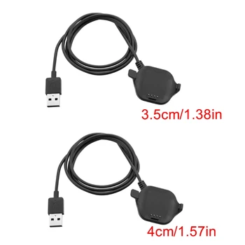 

USB Data and Charging Cable Cradle Dock Charger for Garmin Forerunner 25 GPS Running and Jogging Clock Small / Large for Women /