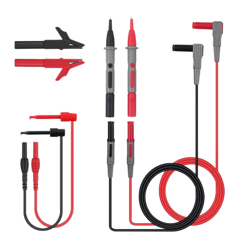 

8Pcs Universal Probe Test Leads Pin For Multimeter Needle Tip Meter Multi Meter Tester Lead Probe Wire Pen Cable Kits