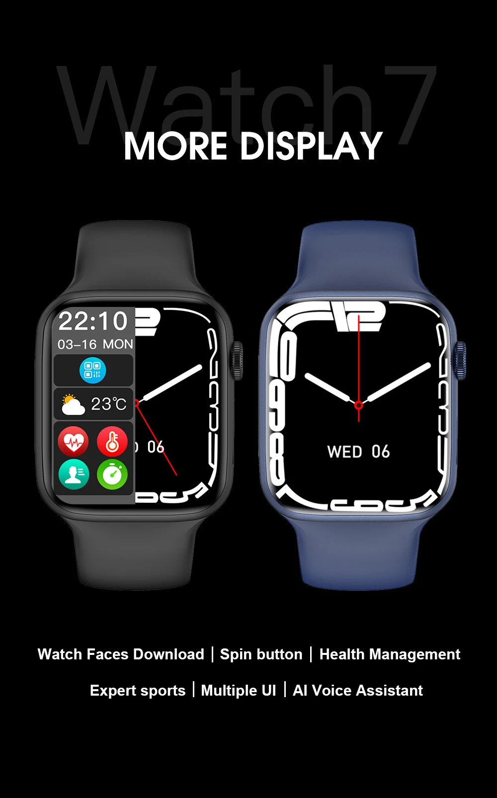 Wholesale W27 Pro Smart Watch Series 7 Wireless Charging Bluetooth Call Split Screen PIN Lock Smartwatch IWO 14 Support Siri NFC