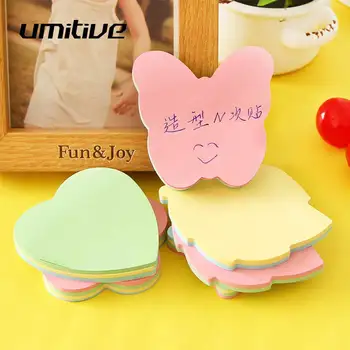 

Umitive 100 Pages Cute Multicolor Sticky Notes Memo Pads To Do List Sticky Notes Office Supplies Stationery Random Color