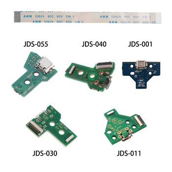 

PS4 Contrller Replacement USB Charge Port JDS-030/JDS-011 & 12 Pin, JDS-001 & 14 Pin, FJDS-055 & 12 Pin Connector Cable